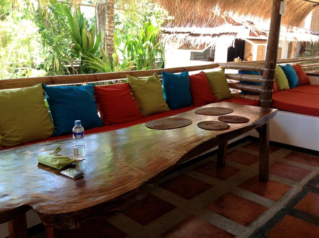 Posezení v ubytování Lanterna Hotel Boracay