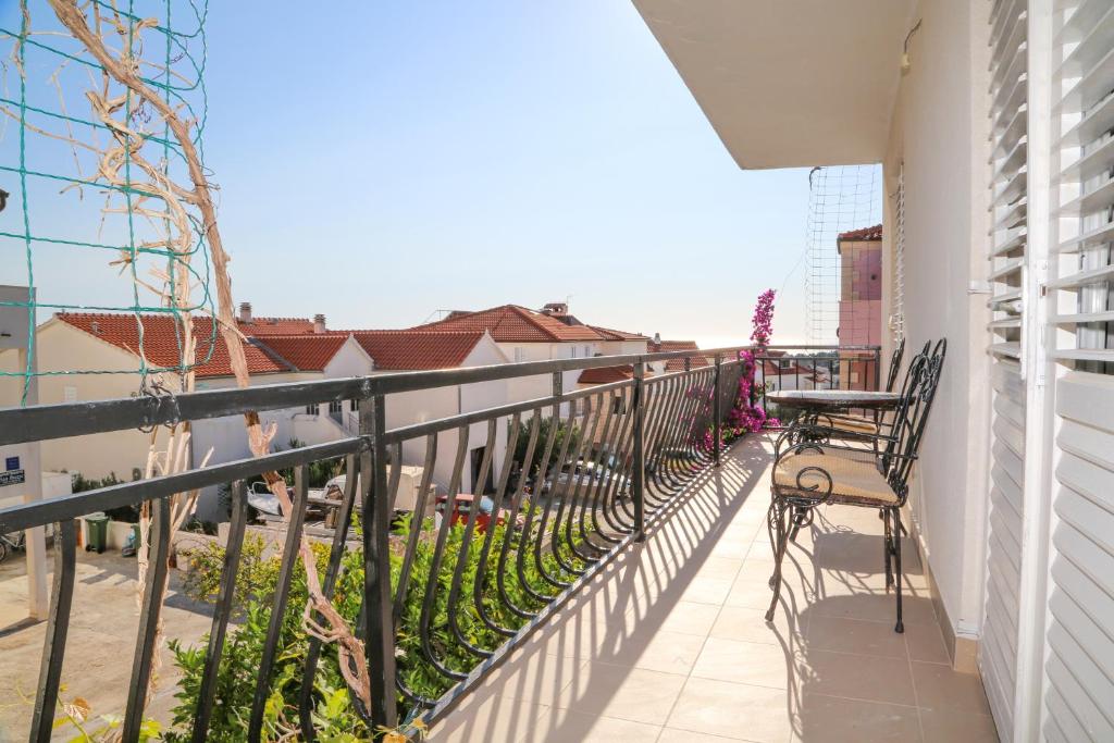 Balkón nebo terasa v ubytování Apartments Butkovic