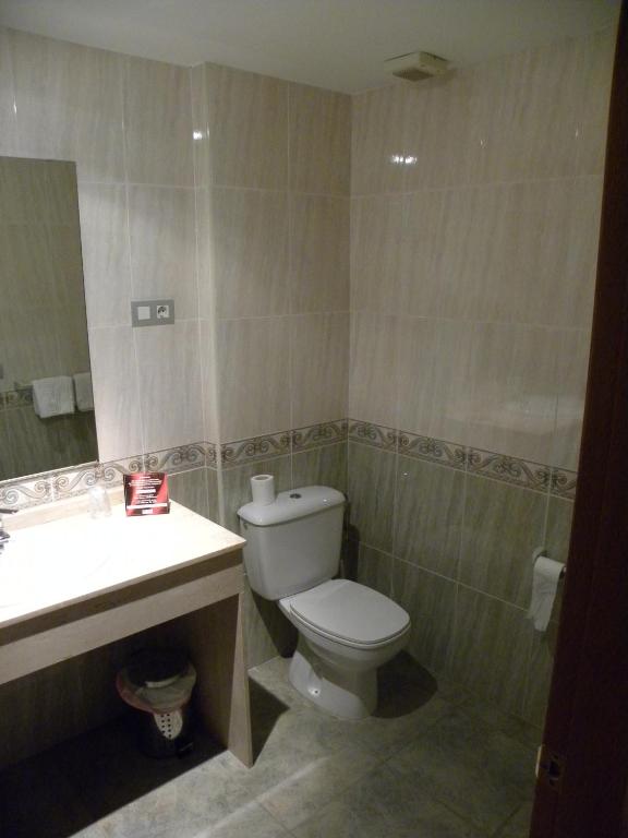 Koupelna v ubytování Hotel Duque de Calabria