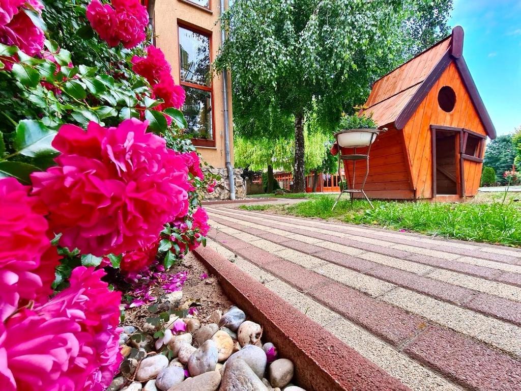Zahrada ubytování István Parkhotel és Gasztrofarm
