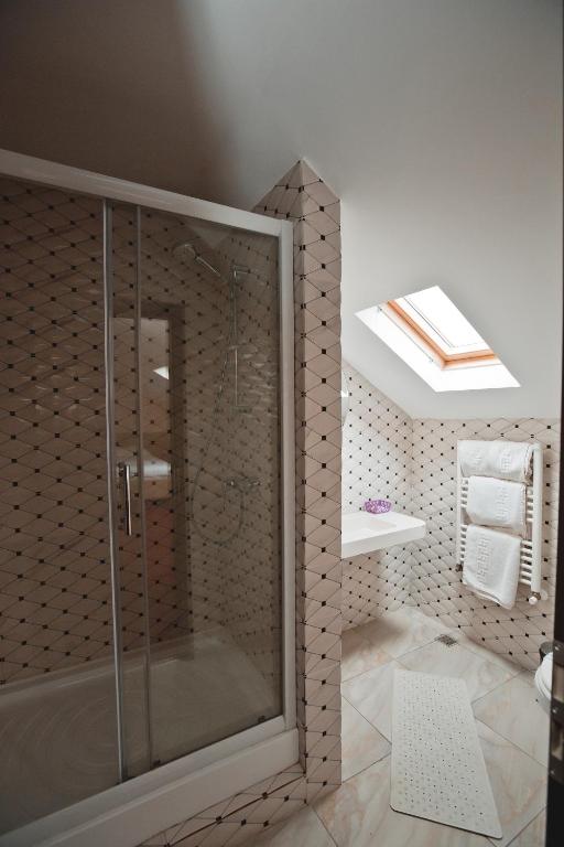 Koupelna v ubytování Hotel Evergreen