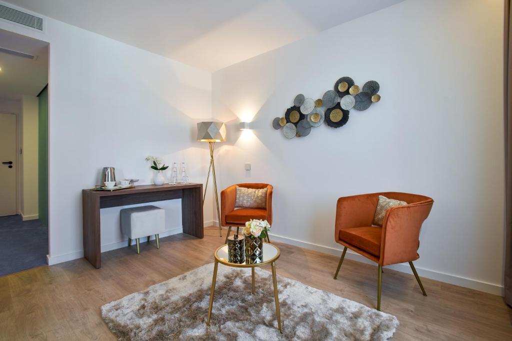 Posezení v ubytování Hotel Moutados
