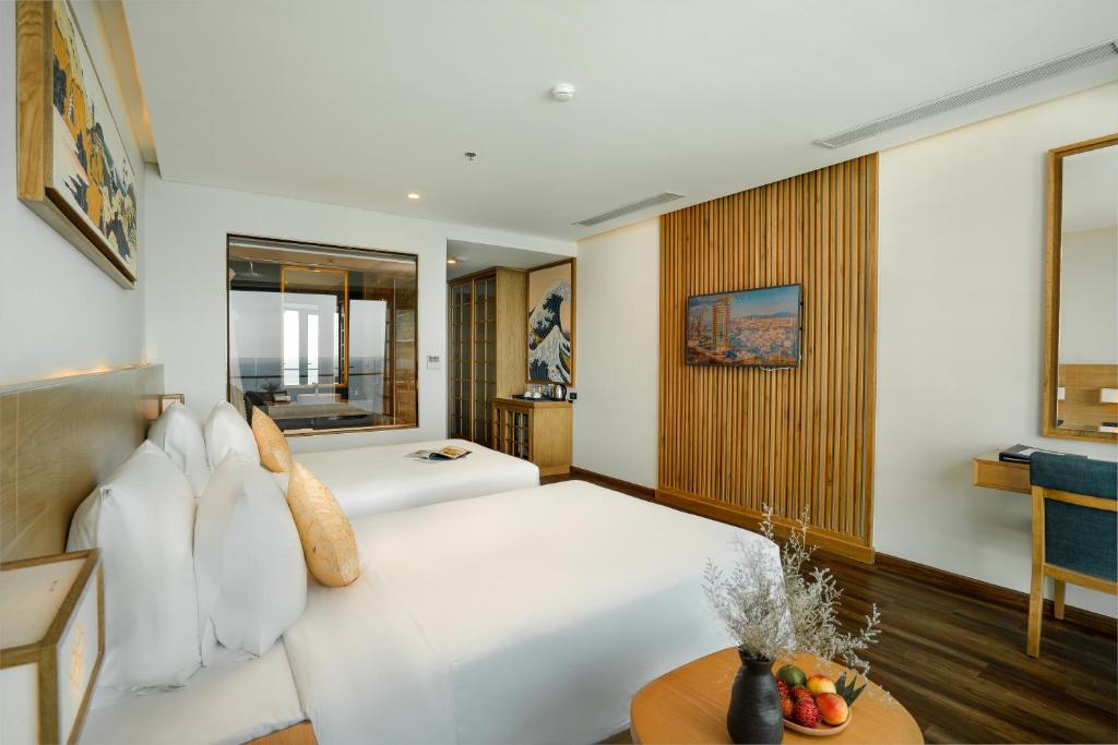 Special Offer - Deluxe Twin Room with Balcony and Sea View