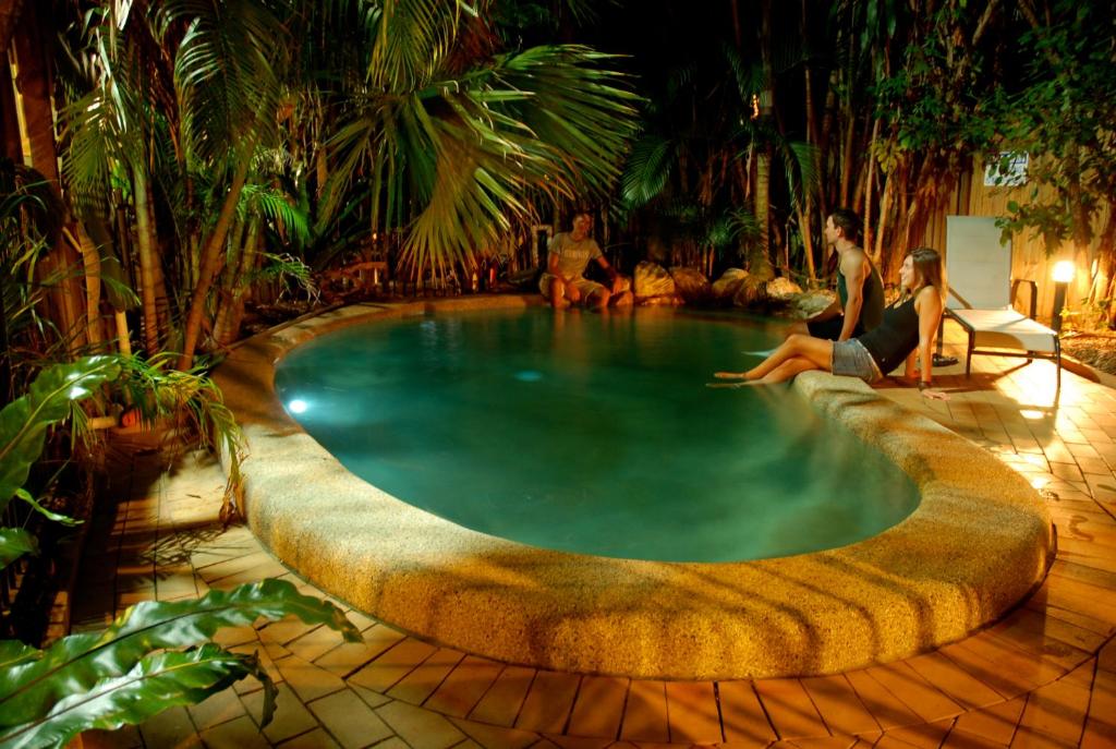 Bazén v ubytování Dreamtime Hostel nebo v jeho okolí