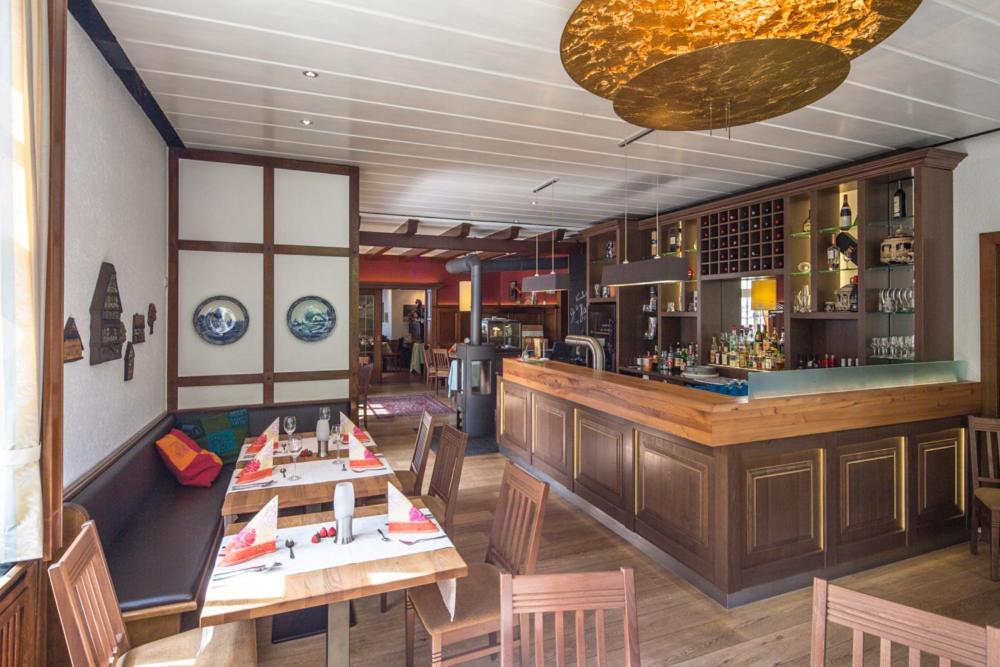 Lounge nebo bar v ubytování Hotel Haus Recke