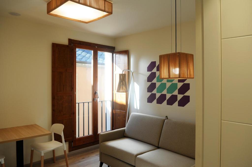 Posezení v ubytování APARTAMENTOS TURÍSTICOS GUIANA