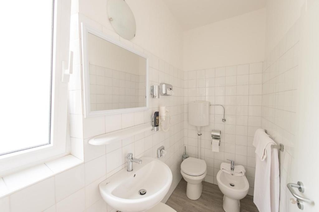 Koupelna v ubytování Hotel Primo