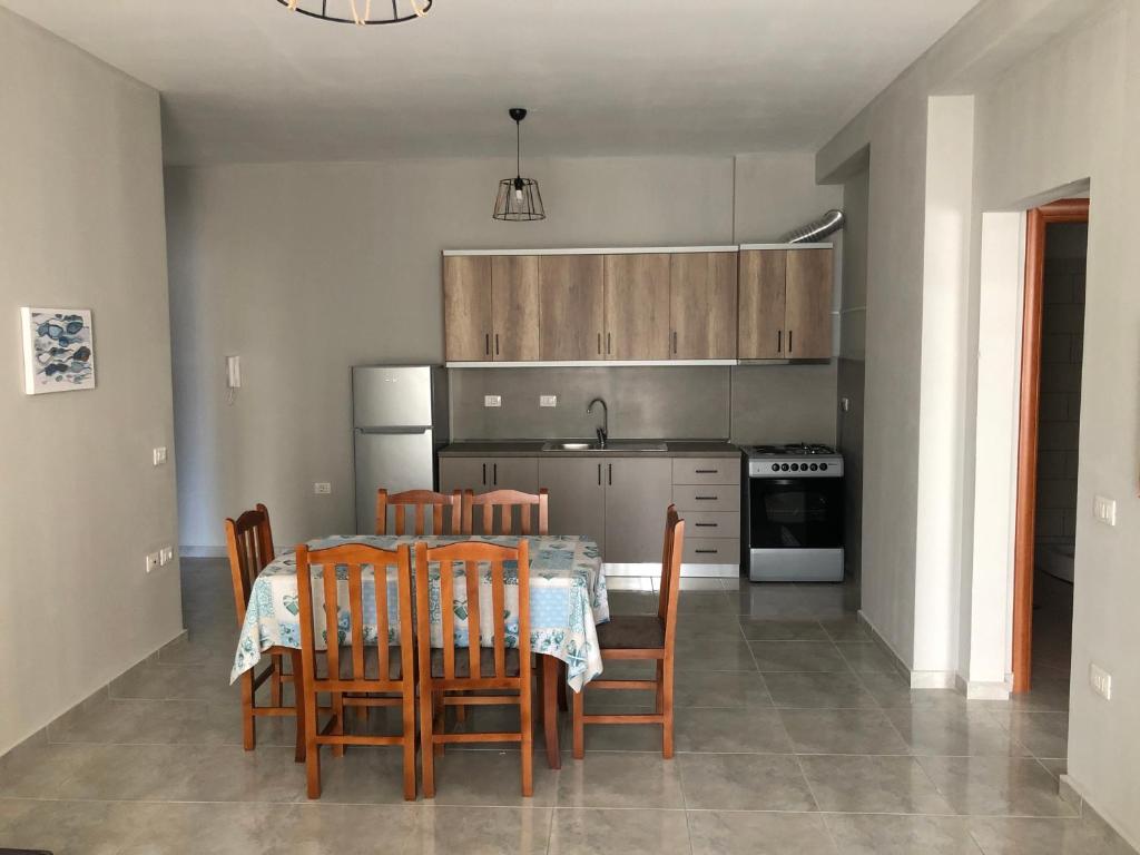 Cuina o zona de cuina de The Confluence Apartment