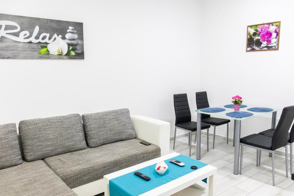 Posedenie v ubytovaní Trika Apartman