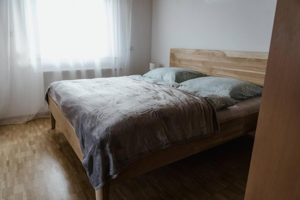 Postel nebo postele na pokoji v ubytování Ferienhaus Barbara