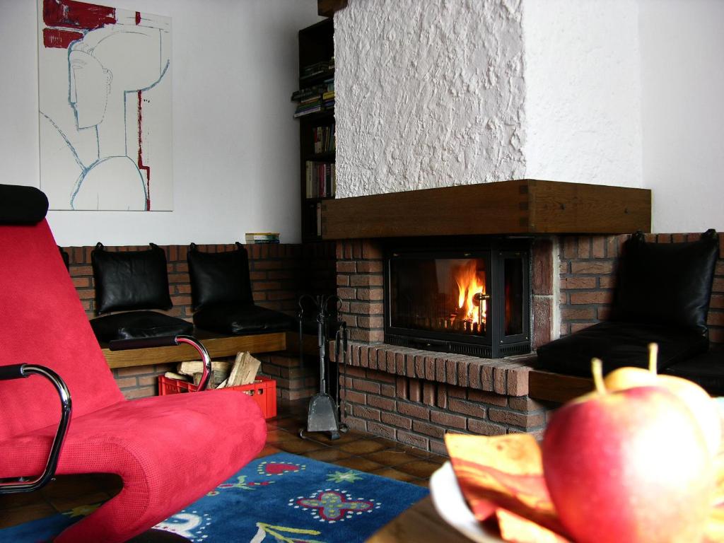 Posezení v ubytování Hotel Haus Recke