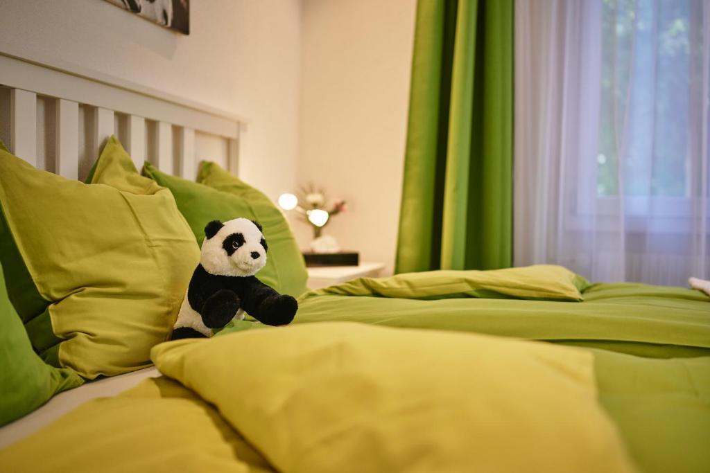 Postel nebo postele na pokoji v ubytování da Maurizio Suites