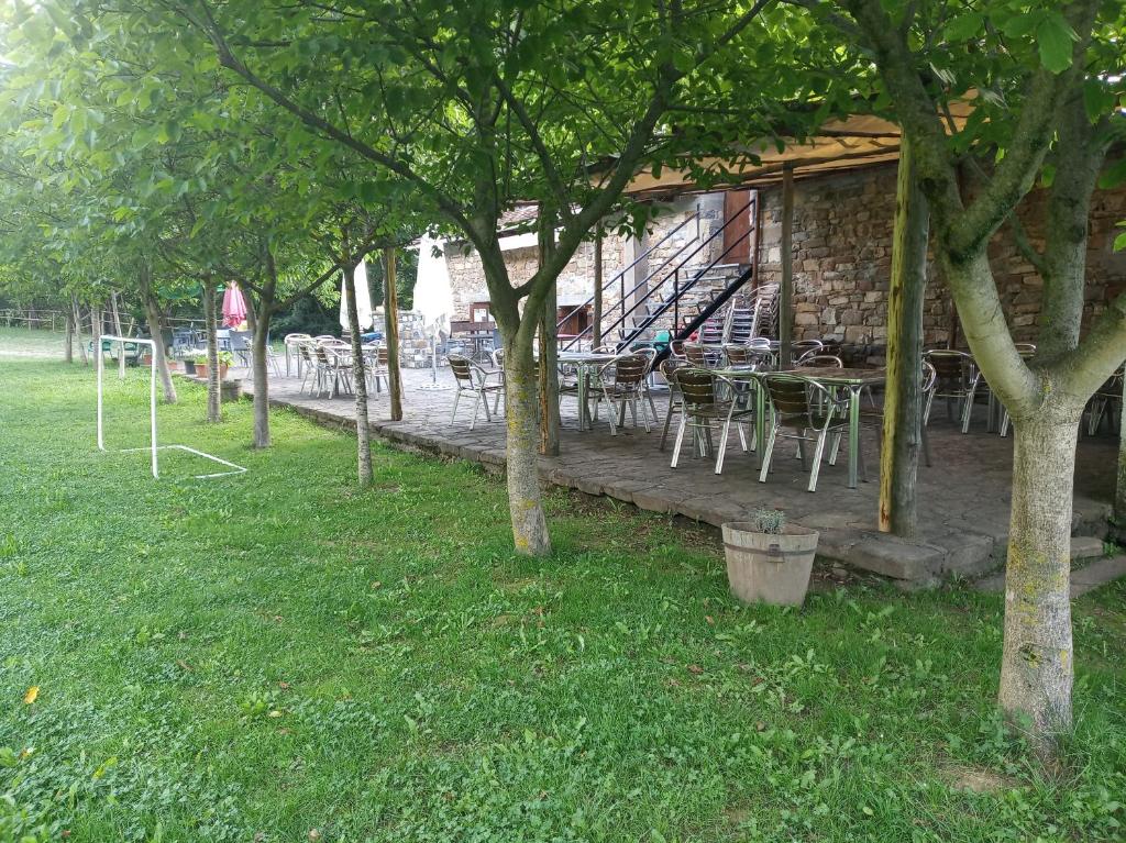 Zahrada ubytování Albergue Borda Nadal