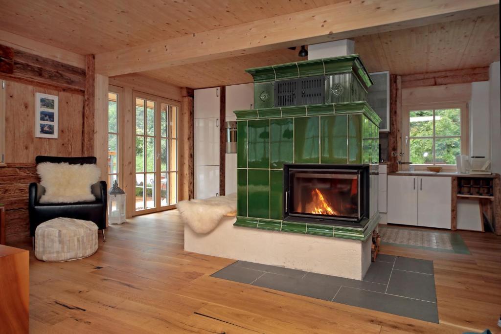 Posezení v ubytování Ferienhaus Haldenmühle - traumhafte Lage mitten in der Natur mit Sauna