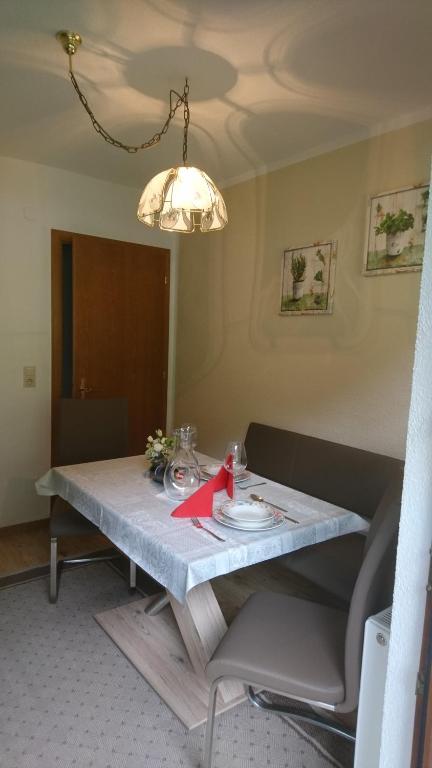 Posezení v ubytování Haus Bergfreund