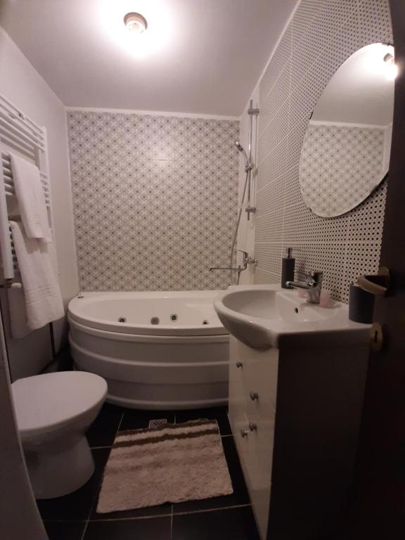 Koupelna v ubytování Casa Flamingo