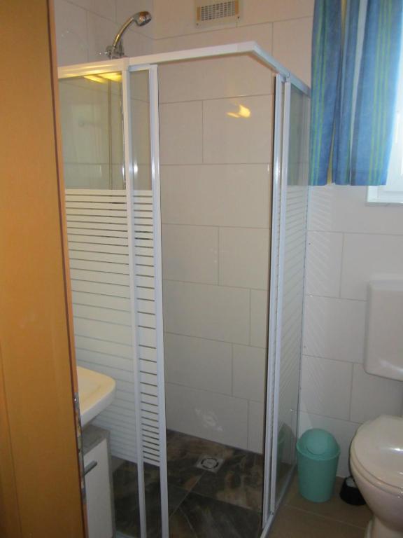 Kúpeľňa v ubytovaní Apartmenthaus Kestel
