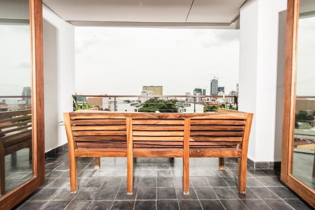 Balkón nebo terasa v ubytování PATIO Hotel & Urban Resort