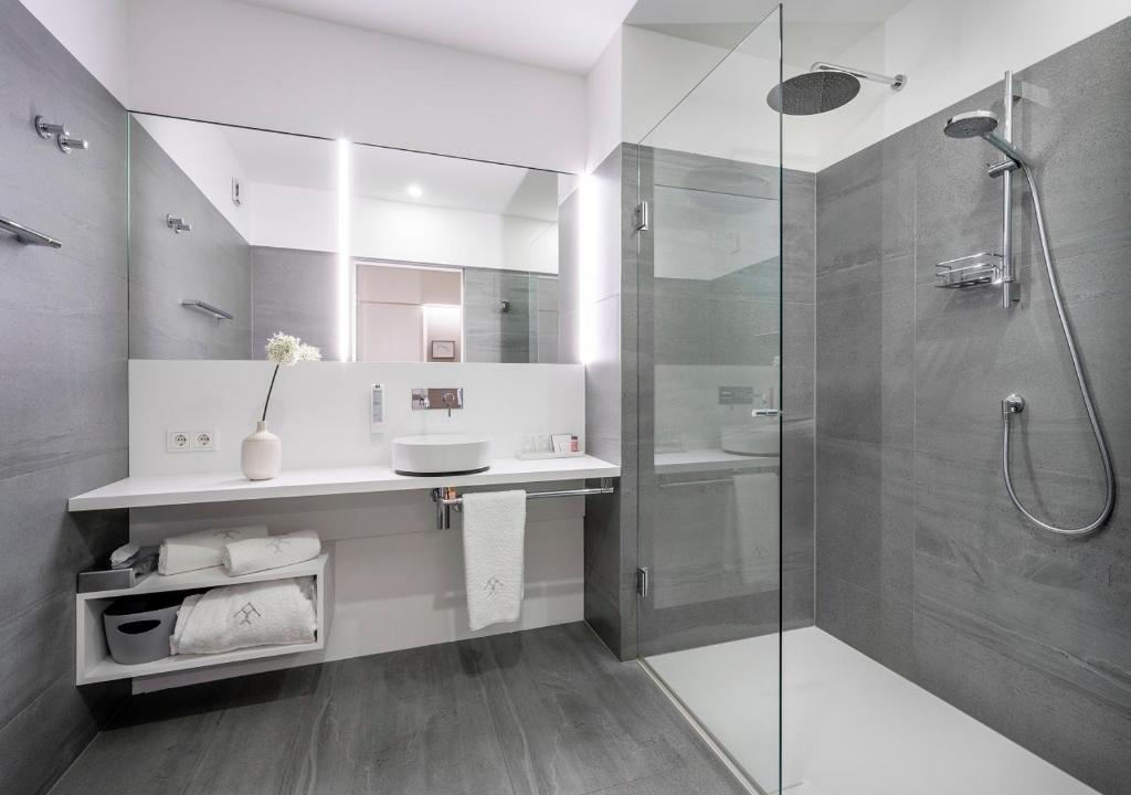 Koupelna v ubytování Boutique Hotel Hauser