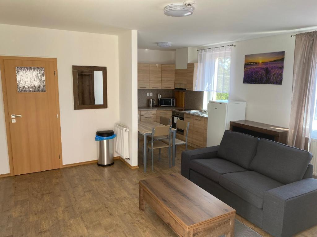 Posezení v ubytování Apartmány Krupka