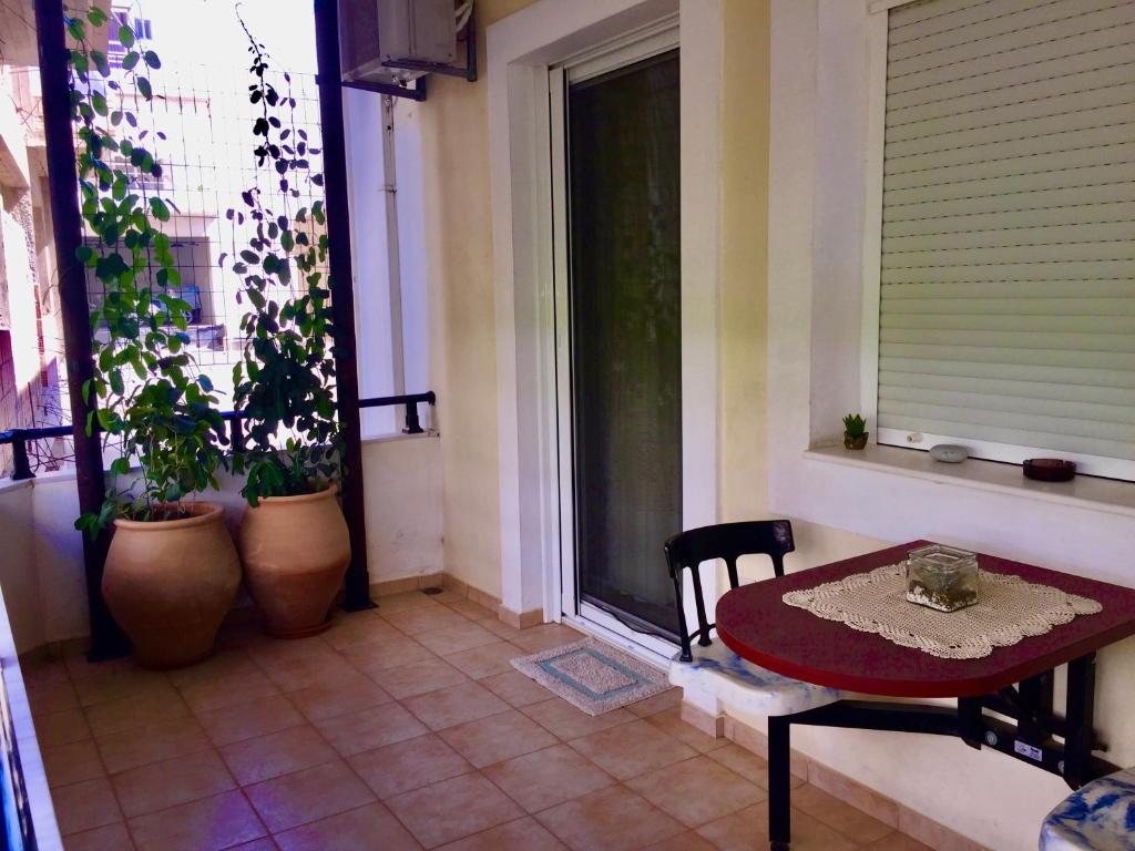 Posedenie v ubytovaní Rethymno Blue Apartments