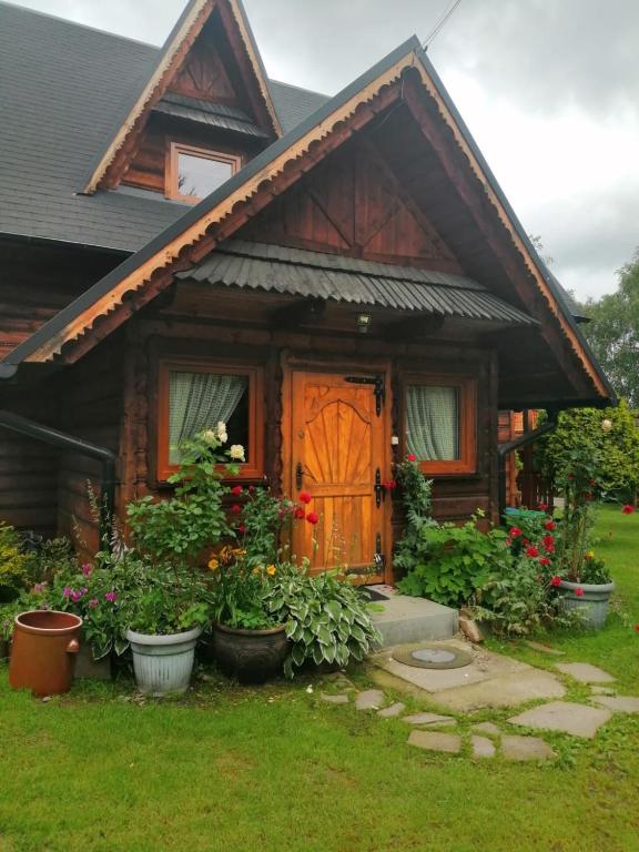 Vonkajšia záhrada v ubytovaní Chata Leona