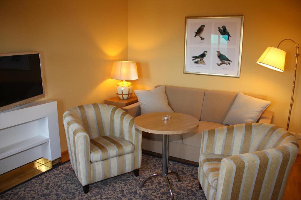 Posezení v ubytování Hotel & Café Daheim