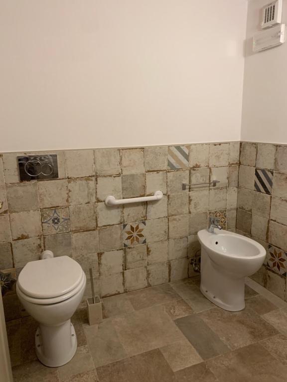 Koupelna v ubytování Agriturismo Pratofranco