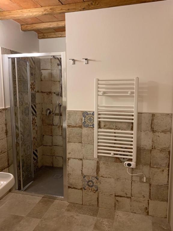 Koupelna v ubytování Agriturismo Pratofranco