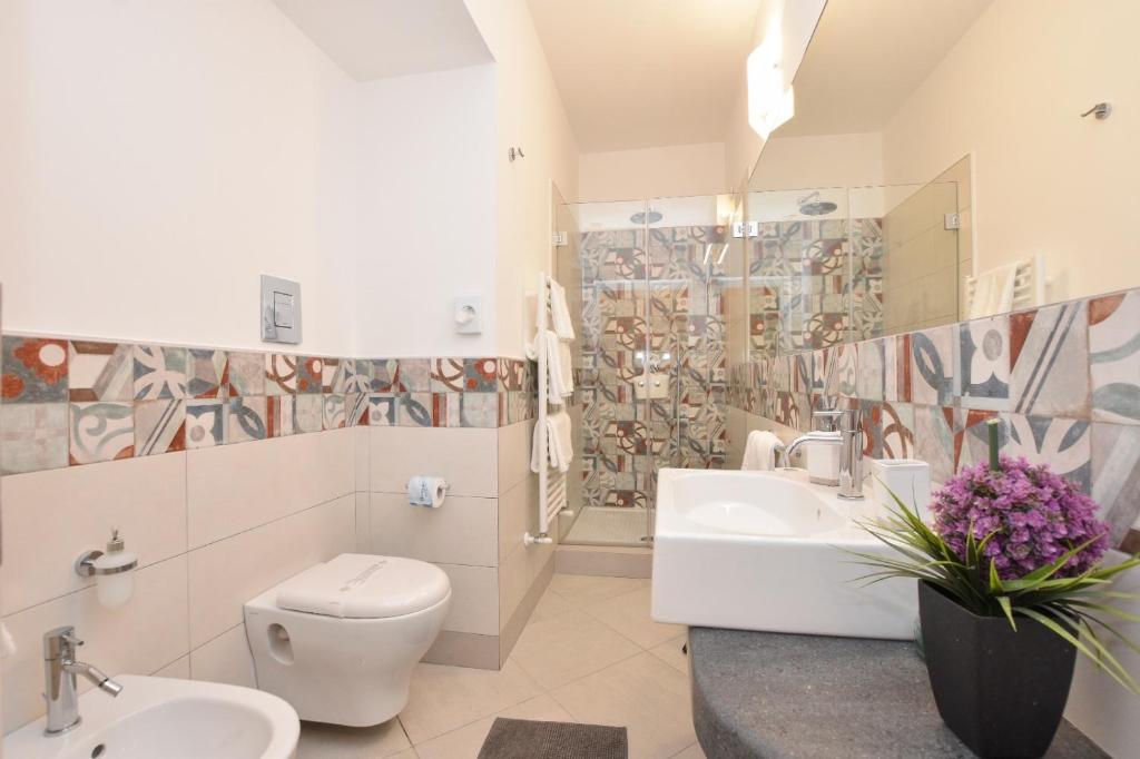 Łazienka w obiekcie Amalfi Casa Angelina