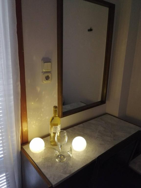 Postel nebo postele na pokoji v ubytování Verdelis Inn