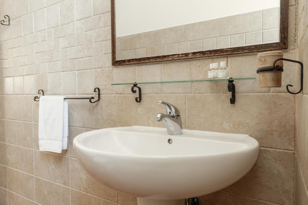 Koupelna v ubytování B&B Domus Quiritum