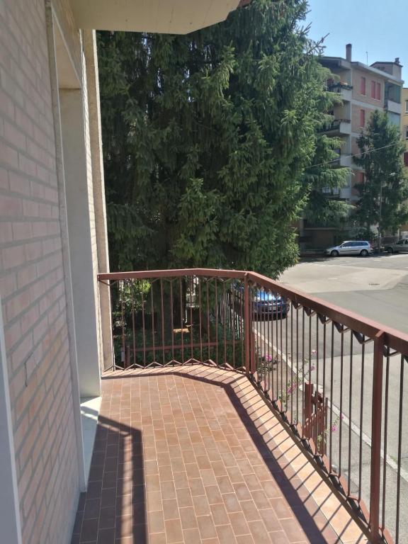 Balkón nebo terasa v ubytování MinihouseLarissa diVerona
