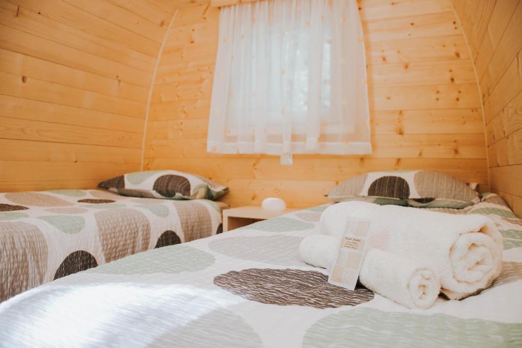 Letto o letti in una camera di TOP rafting center