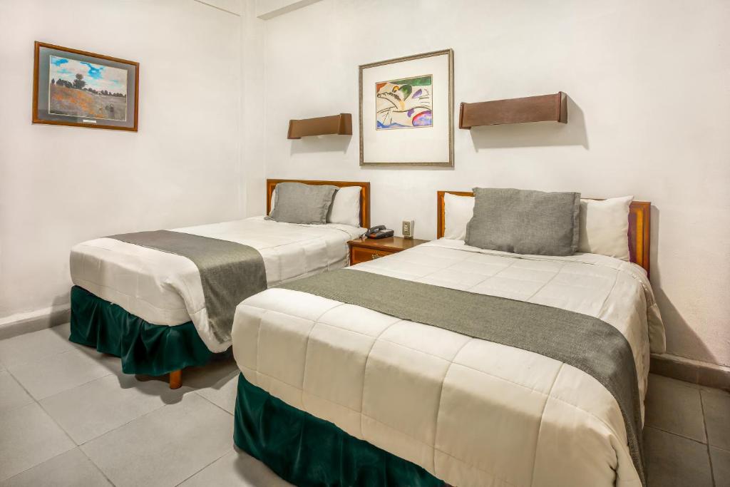 Hotel Premier Saltillo Coahuila - Quarto Duplo Com 2 Camas De Casal