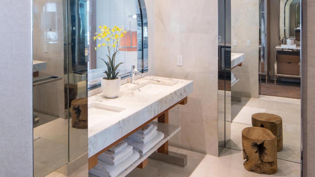 Koupelna v ubytování Lotte Hotel Seattle