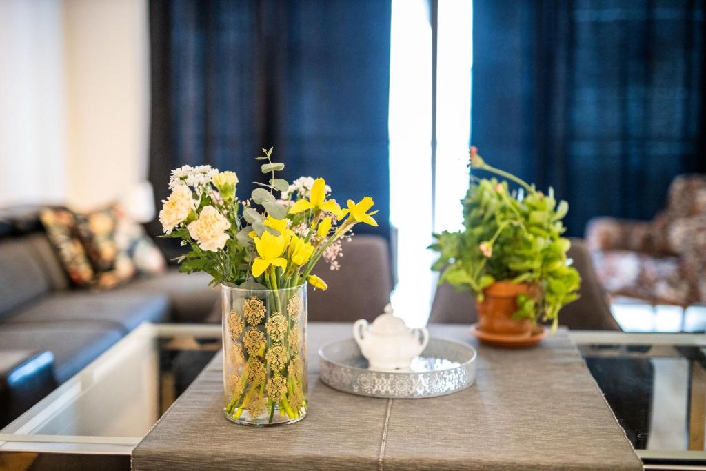 Posezení v ubytování Silvie Apartments - Zlaté Terasy