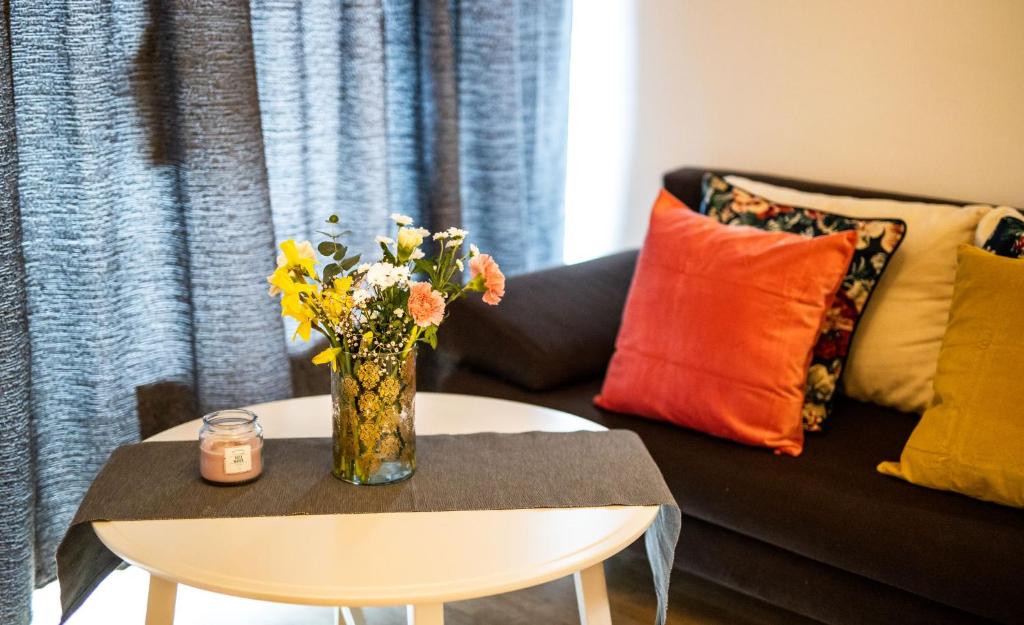 Posezení v ubytování Silvie Apartments - Zlaté Terasy
