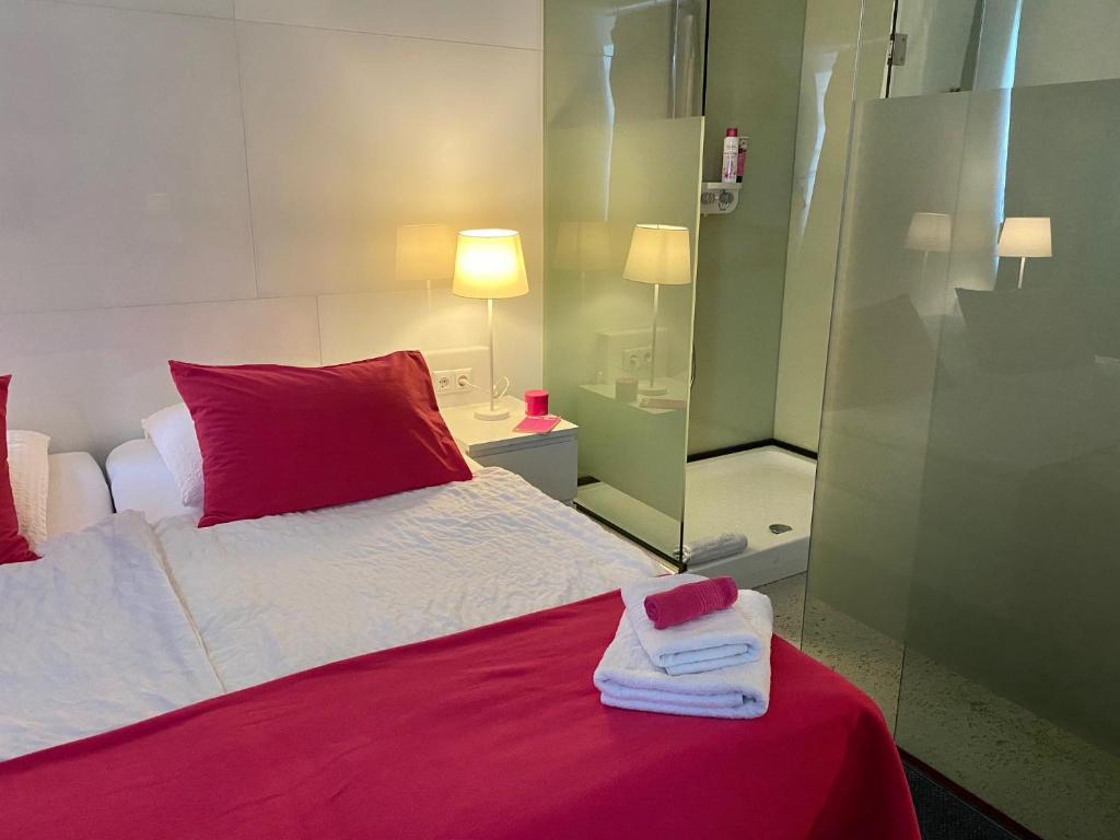 Postel nebo postele na pokoji v ubytování Business Hotel Wiesbaden PRIME