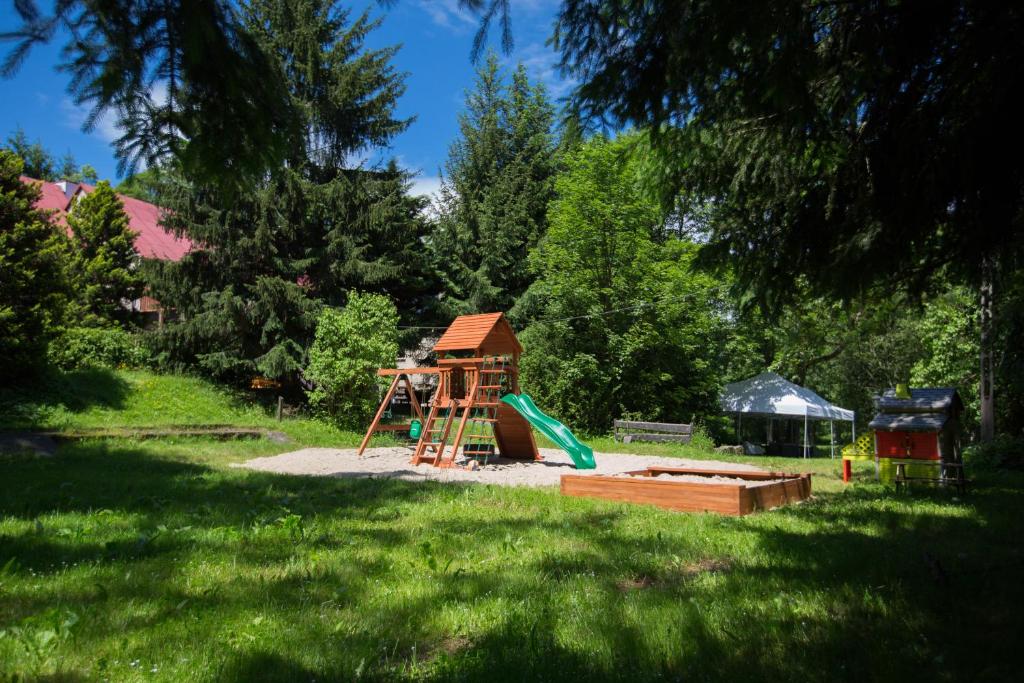 Zahrada ubytování Hostel Szczelinka