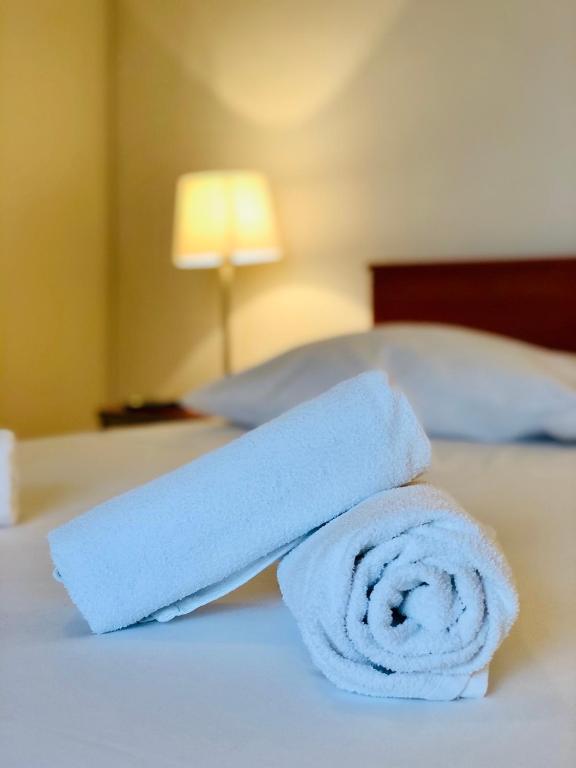 Postel nebo postele na pokoji v ubytování Guest House Stipe