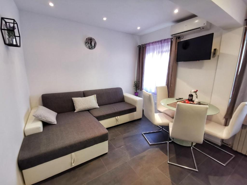 Posezení v ubytování Apartments Plejic