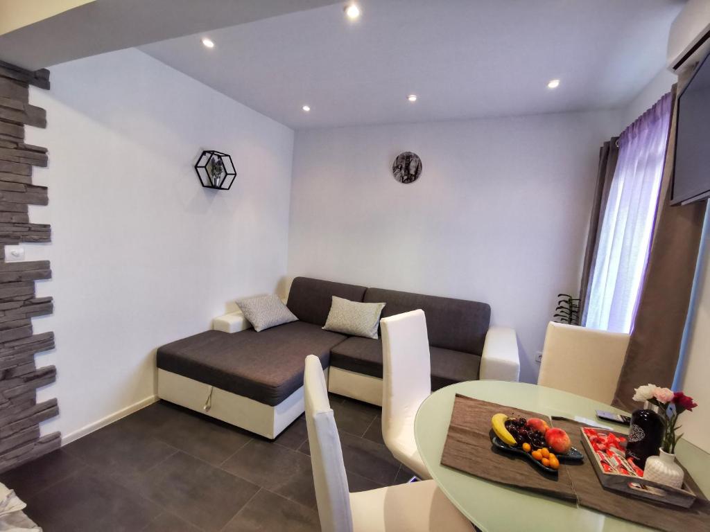 Posezení v ubytování Apartments Plejic