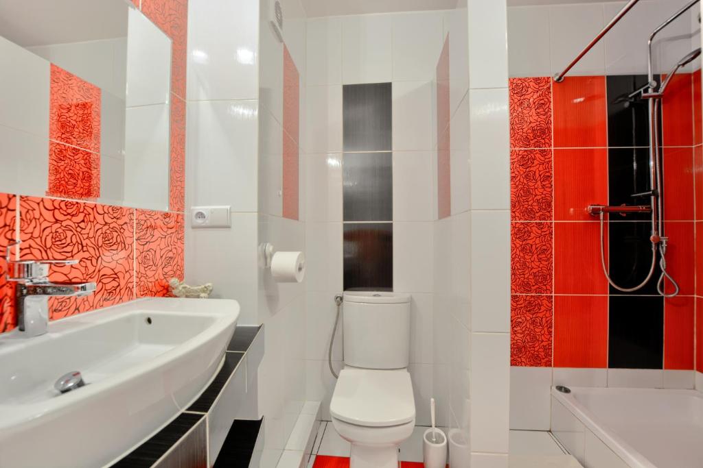 Kúpeľňa v ubytovaní Apartamenty BIESZCZADZKI Anioł