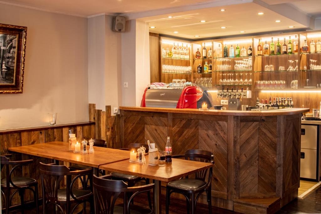 Lounge nebo bar v ubytování Gästehaus am weißen Turm