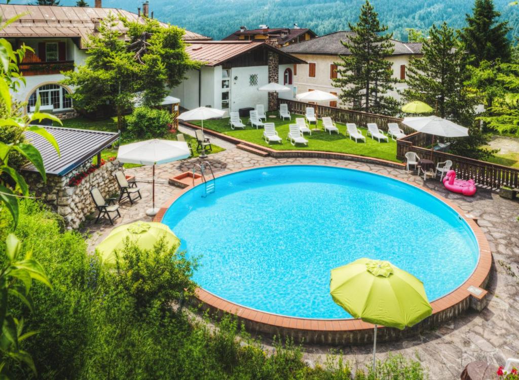 A view of the pool at Hotel Rio Bianco or nearby