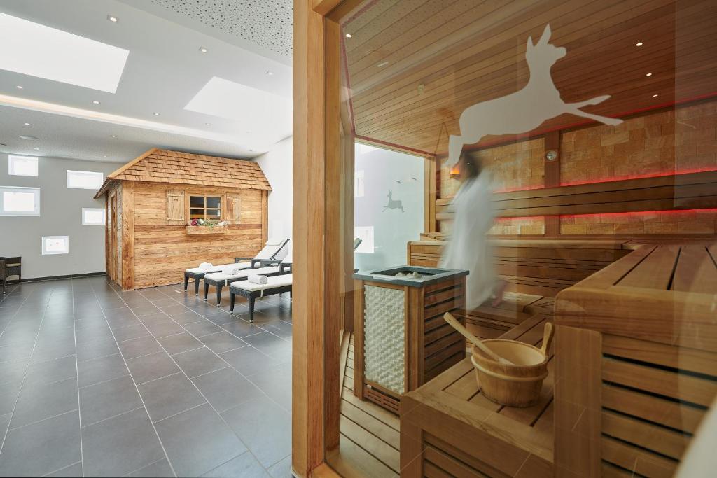 Posezení v ubytování Hotel Bannwaldsee