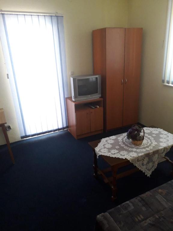 TV a/nebo společenská místnost v ubytování Apartmani Jogunica