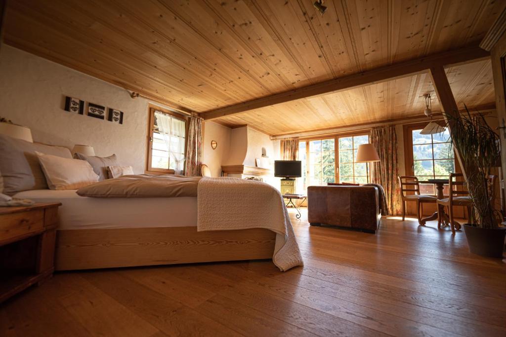 Posezení v ubytování Hotel Alpenrose mit Gourmet-Restaurant Azalée