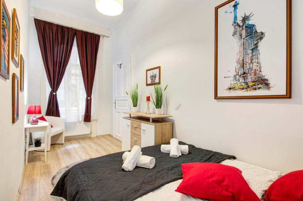 Posteľ alebo postele v izbe v ubytovaní Standard Apartment by Hi5 - Weiner Leo